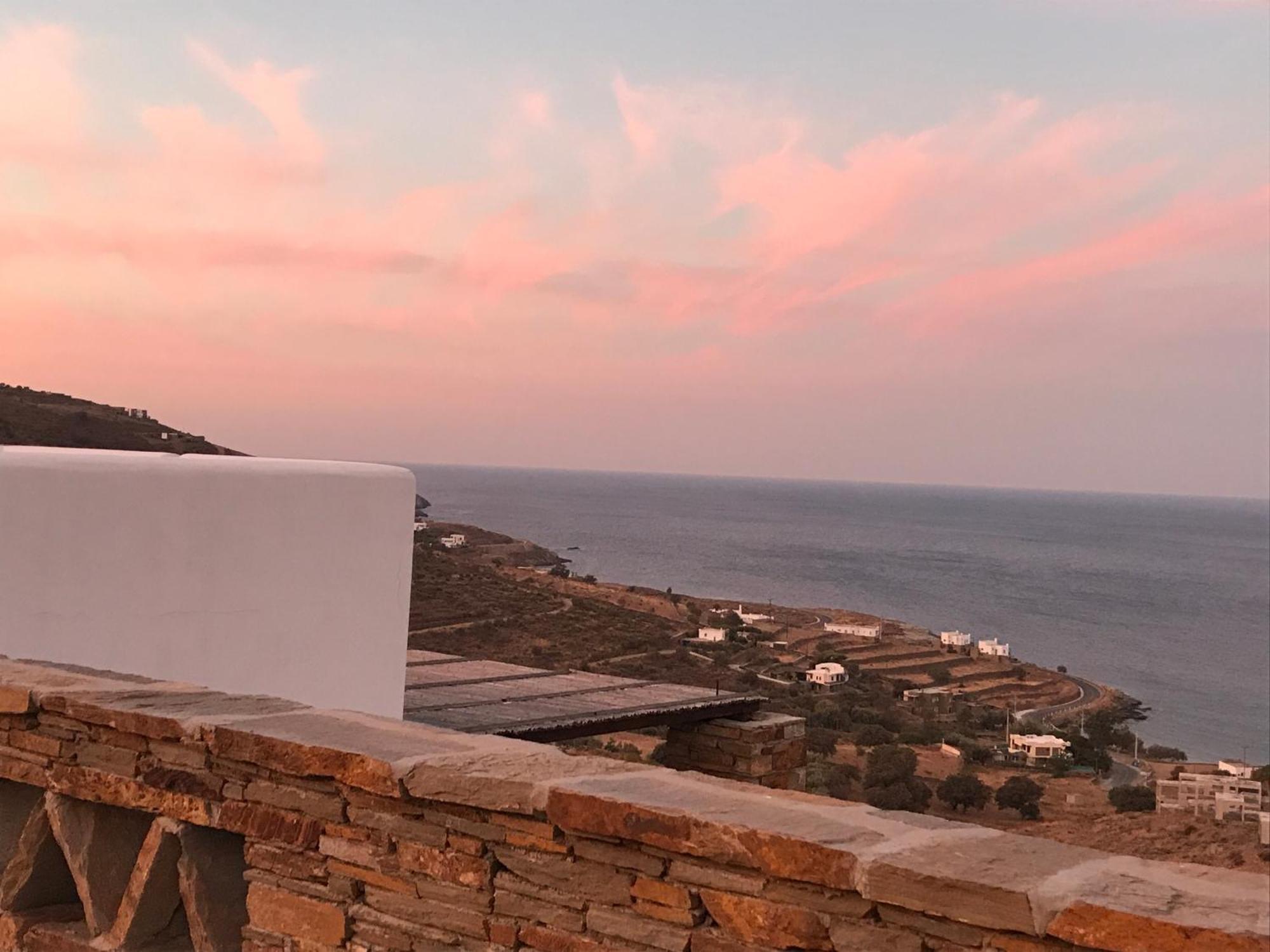 Luxury Cycladic Villa-Enjoy Infinity Pool Sunsets Koundouros Dış mekan fotoğraf