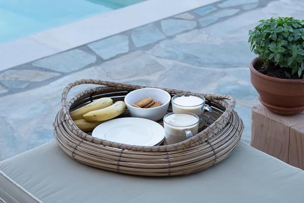 Luxury Cycladic Villa-Enjoy Infinity Pool Sunsets Koundouros Dış mekan fotoğraf