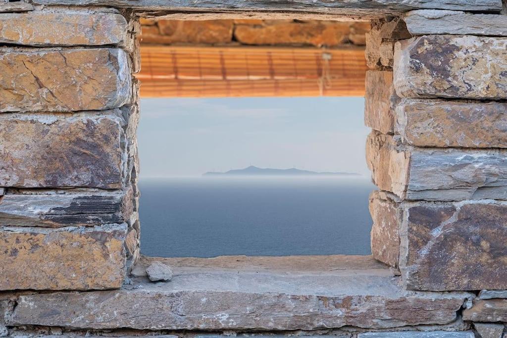 Luxury Cycladic Villa-Enjoy Infinity Pool Sunsets Koundouros Dış mekan fotoğraf