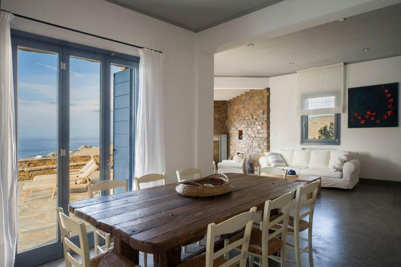 Luxury Cycladic Villa-Enjoy Infinity Pool Sunsets Koundouros Dış mekan fotoğraf