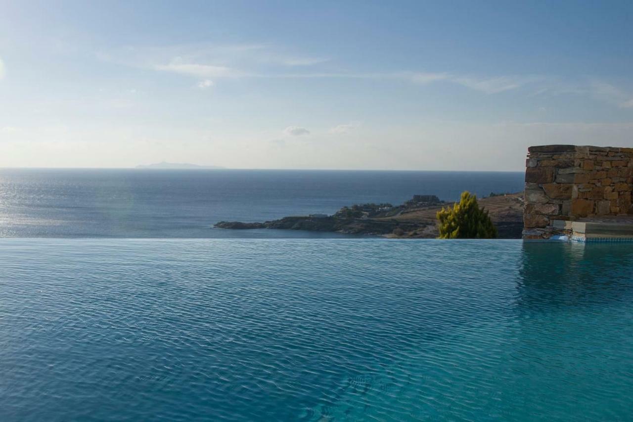 Luxury Cycladic Villa-Enjoy Infinity Pool Sunsets Koundouros Dış mekan fotoğraf