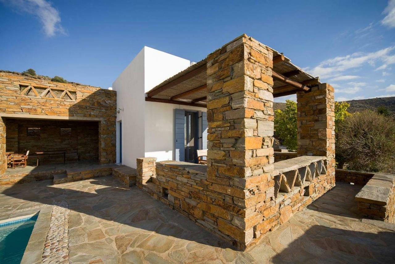 Luxury Cycladic Villa-Enjoy Infinity Pool Sunsets Koundouros Dış mekan fotoğraf