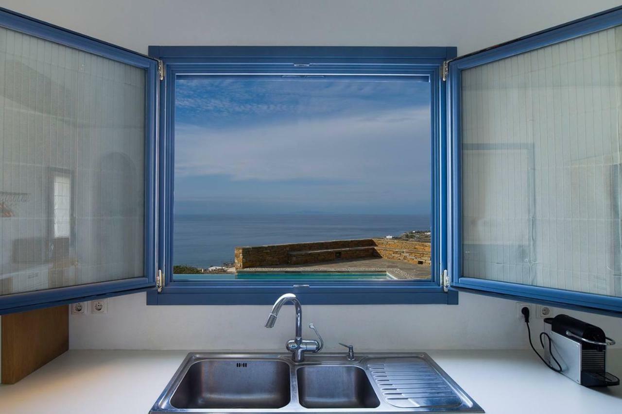 Luxury Cycladic Villa-Enjoy Infinity Pool Sunsets Koundouros Dış mekan fotoğraf