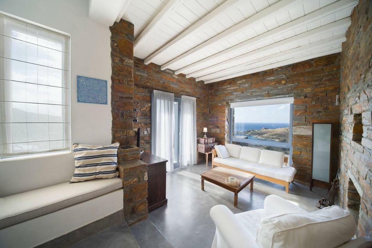 Luxury Cycladic Villa-Enjoy Infinity Pool Sunsets Koundouros Dış mekan fotoğraf