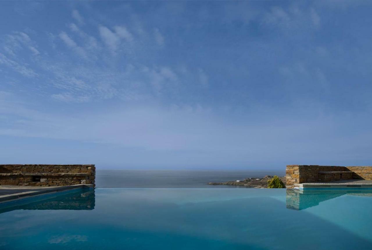 Luxury Cycladic Villa-Enjoy Infinity Pool Sunsets Koundouros Dış mekan fotoğraf
